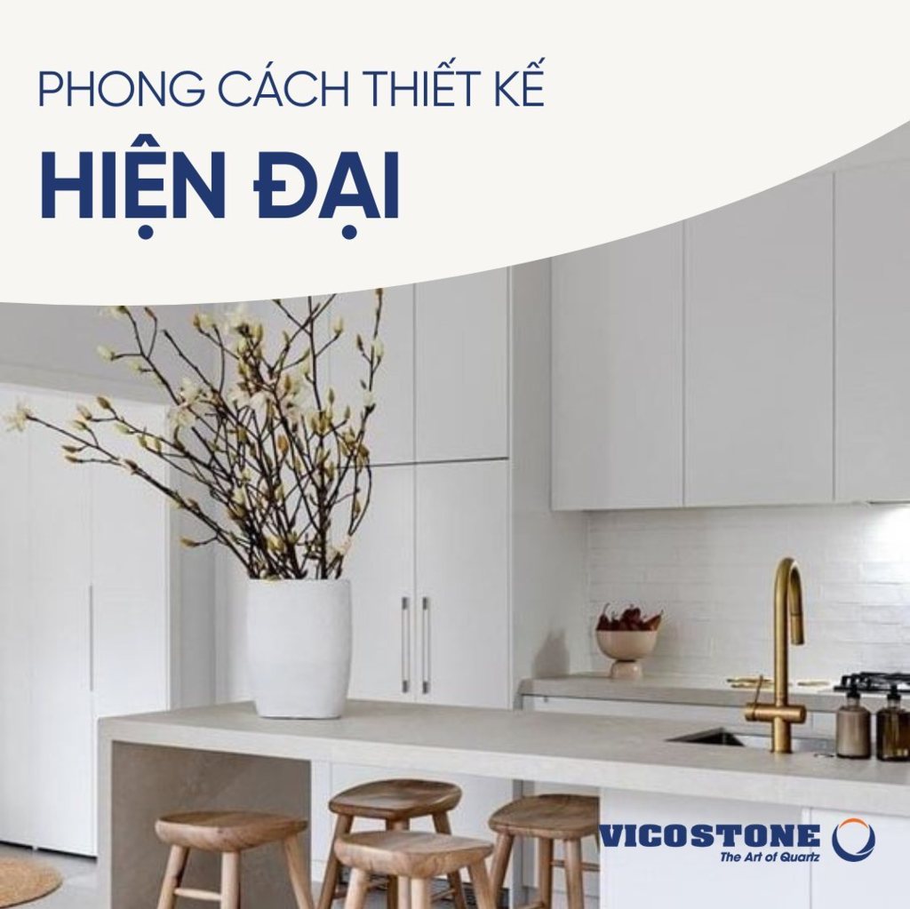 Đá Vicostone Ninh Bình trong phong cách hiện đại